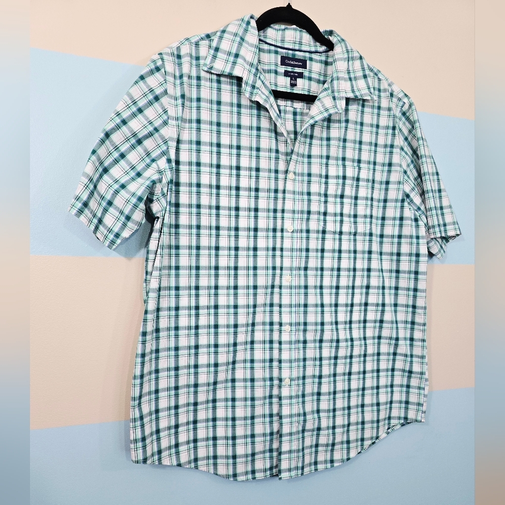Mens Croft and Barrow Plaid Button Down Shirt - Picture 4 of 7